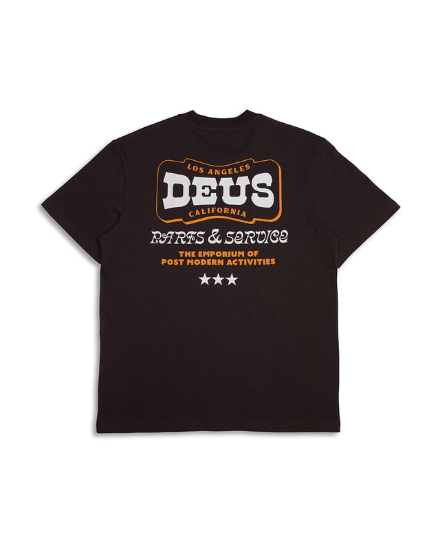 BUCKLE UP TEE - CHOC BROWN