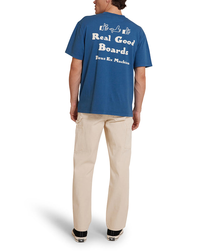 REAL GOOD TEE 2 - MOROCCAN BLUE