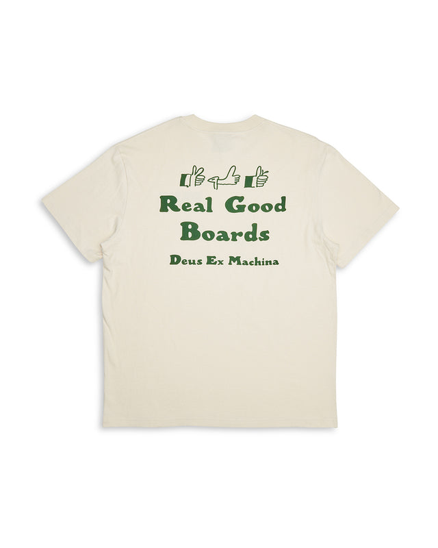 REAL GOOD TEE 2 - DIRTY WHITE