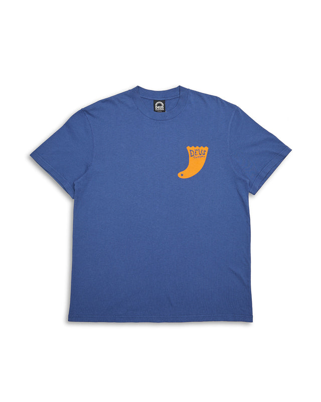 SINGLE FIN TEE  - MECHANIC BLUE