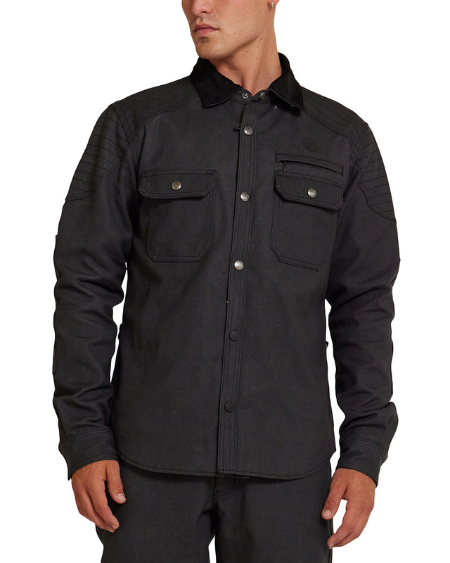 CANTER OVERSHIRT - BLACK