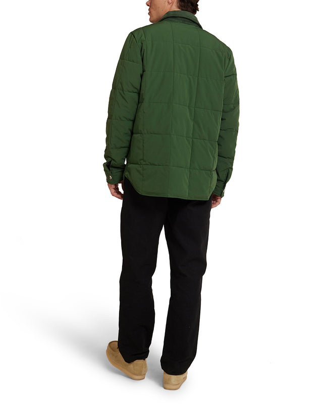 MAXWELL PADDED OVERSHIRT 3 - HILLSIDE GREEN