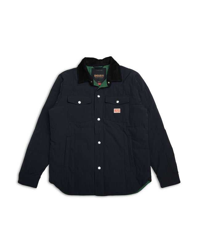 MAXWELL PADDED OVERSHIRT 3 - BLACK