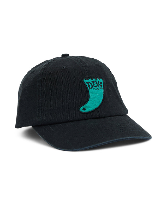 SINGLE FIN DAD CAP - BLACK