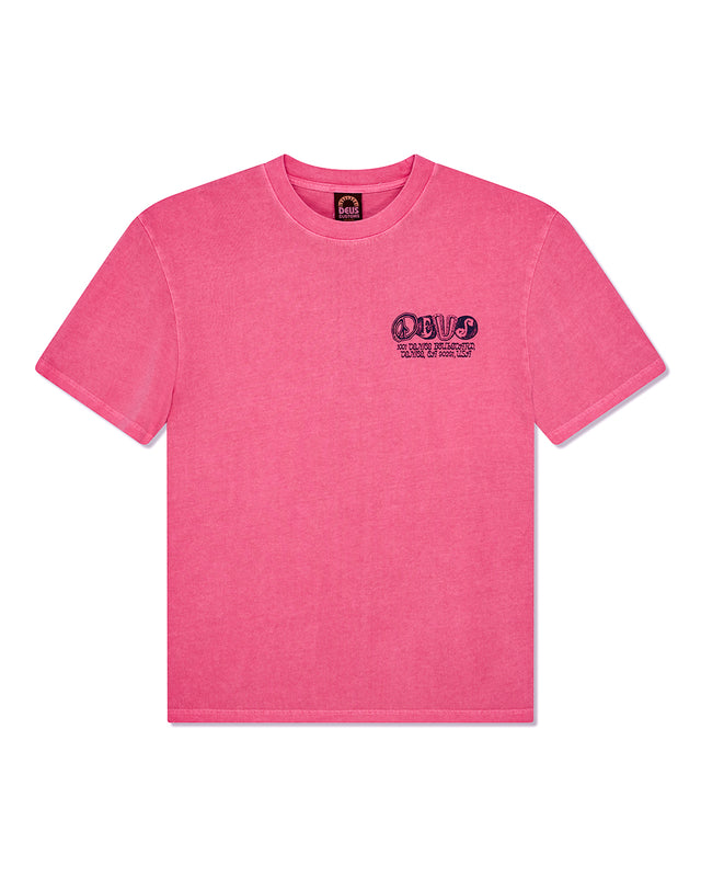 LABYRINTH TEE - RASPBERRY