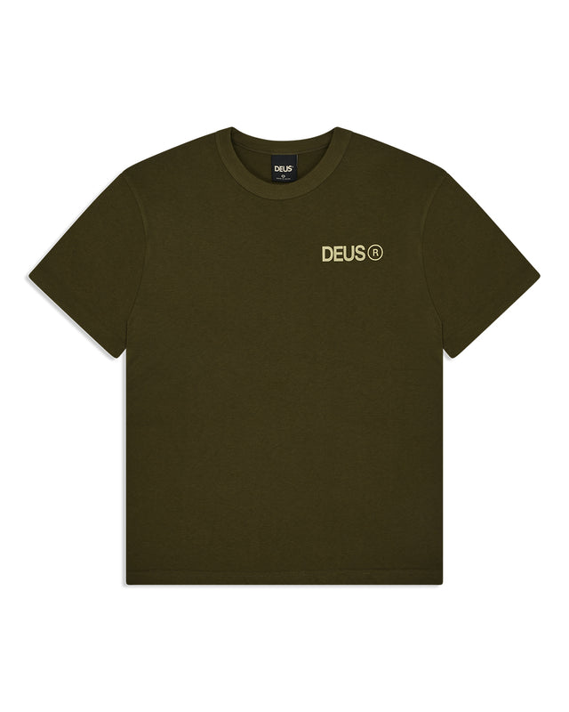 BEAMS TEE - DARK OLIVE
