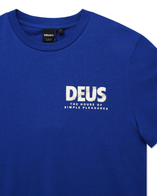 CHROMIUM TEE - CLASSIC BLUE