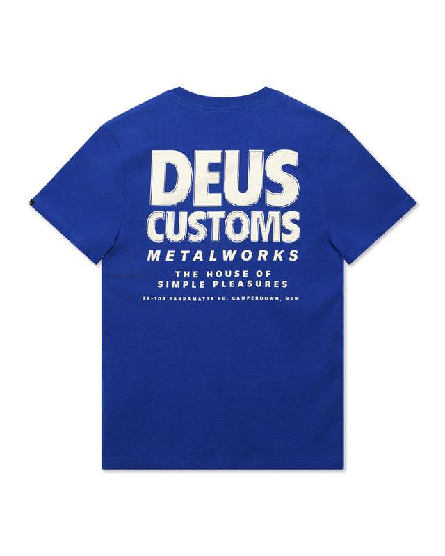 CHROMIUM TEE - CLASSIC BLUE
