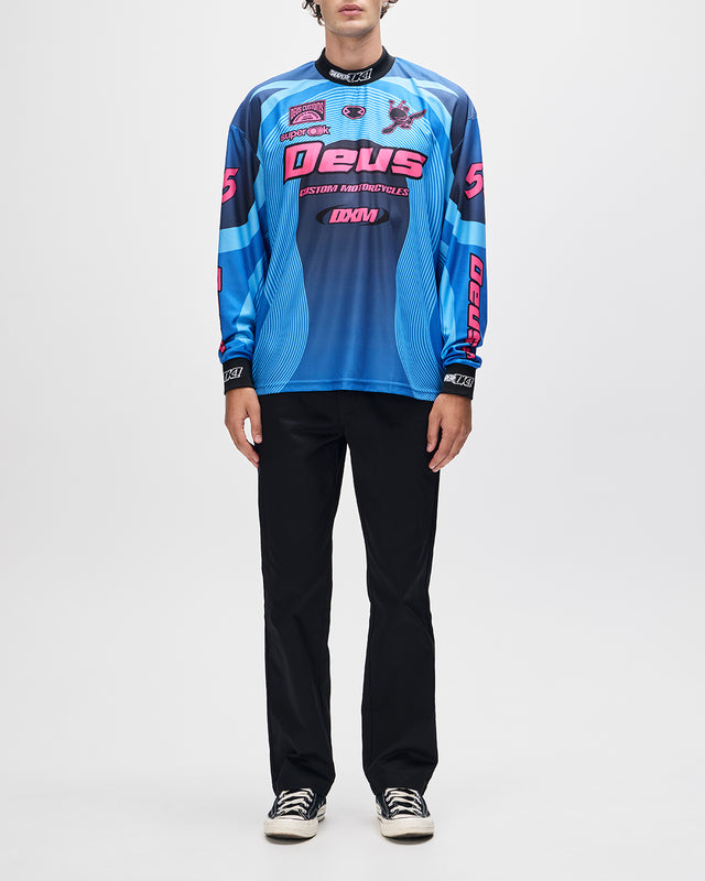 PLEDGE MOTO JERSEY - ELECTRIC BLUE