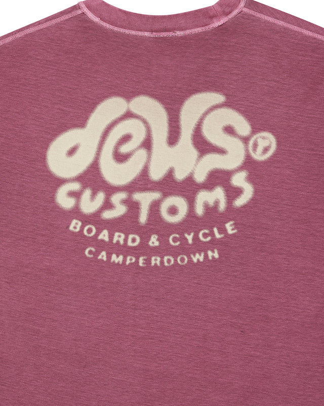 DEBRIS REVERSE TEE - DRY ROSE