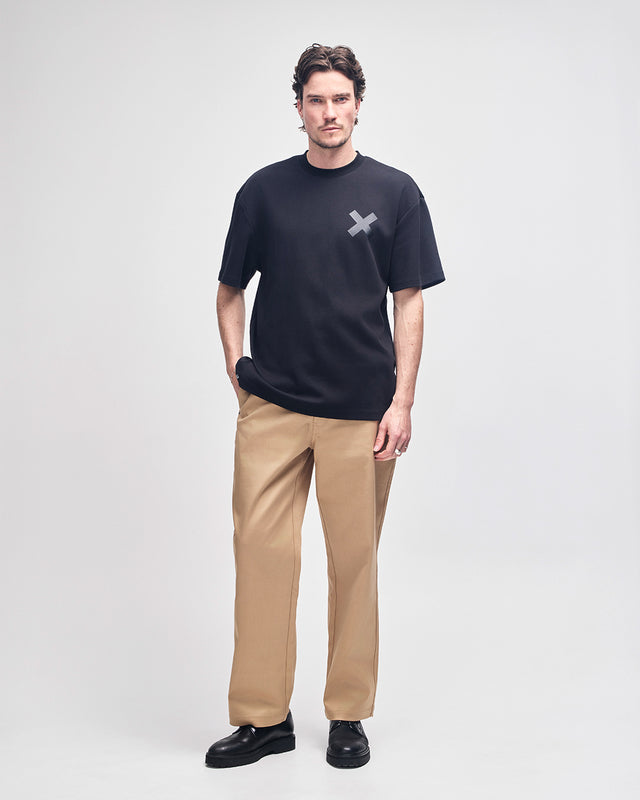 SURBITON ADDRESS TEE - BLACK