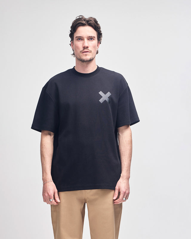 SURBITON ADDRESS TEE - BLACK