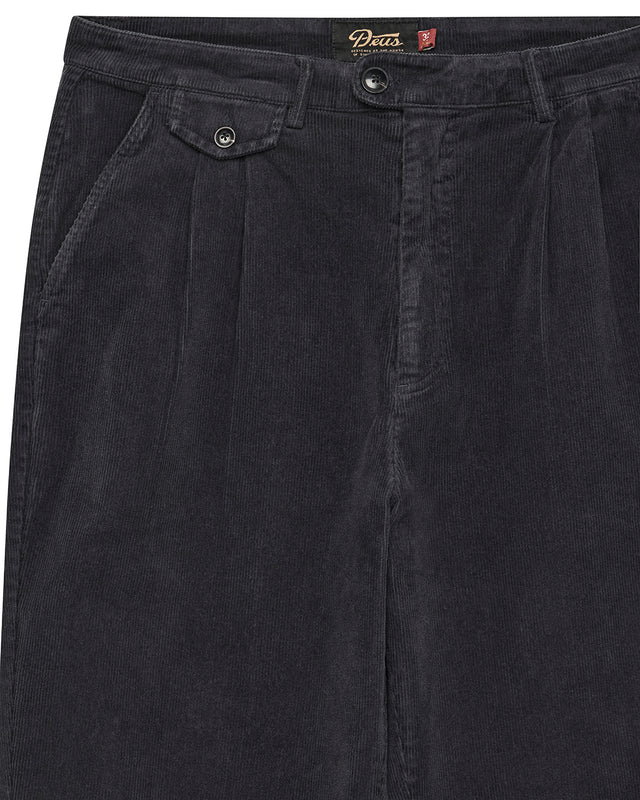 MALVO CORD PANT - BLACK