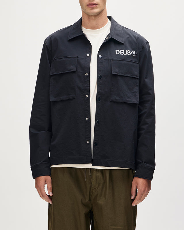 FAULDS FATIGUE SHIRT - BLACK