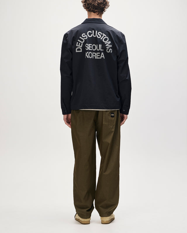 FAULDS FATIGUE SHIRT - BLACK