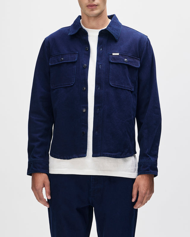 VACAY OVERDYE SHIRT - INDIGO