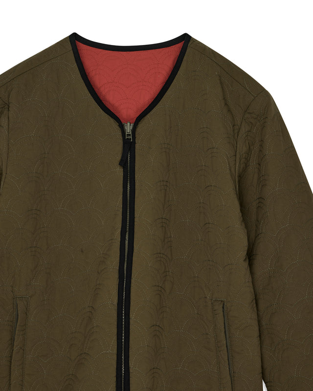 NIHON REVERSIBLE LINER - DARK OLIVE