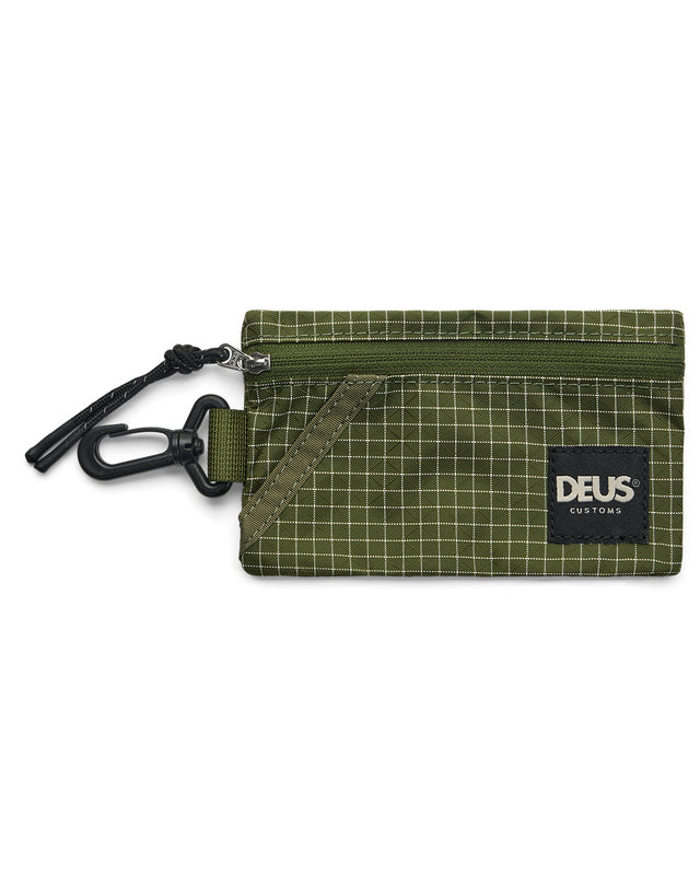 MORRIS COIN POUCH - PINE GREEN