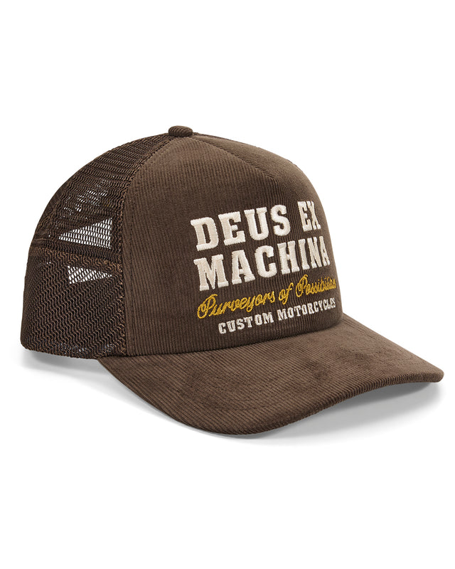 GUMSHOE CORD TRUCKER - POTTING BROWN