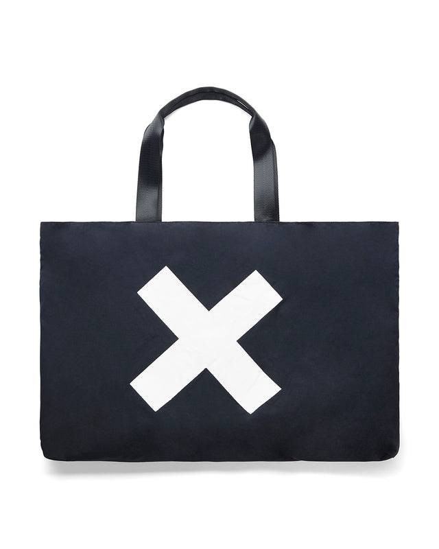 MINI REVERSIBLE TOTE BAG - BLACK/SPECTRA YELLOW