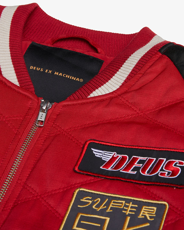 SUPPORTERS JACKET - RED/BLACK