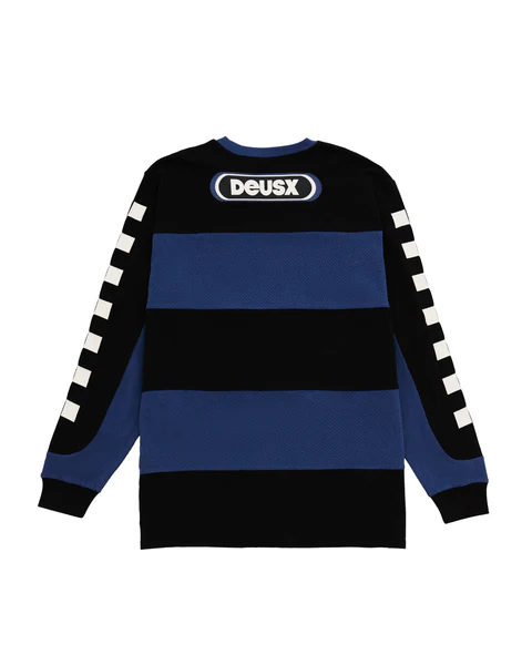 VILANDER MOTO JERSEY - MECHANIC BLUE COMBO