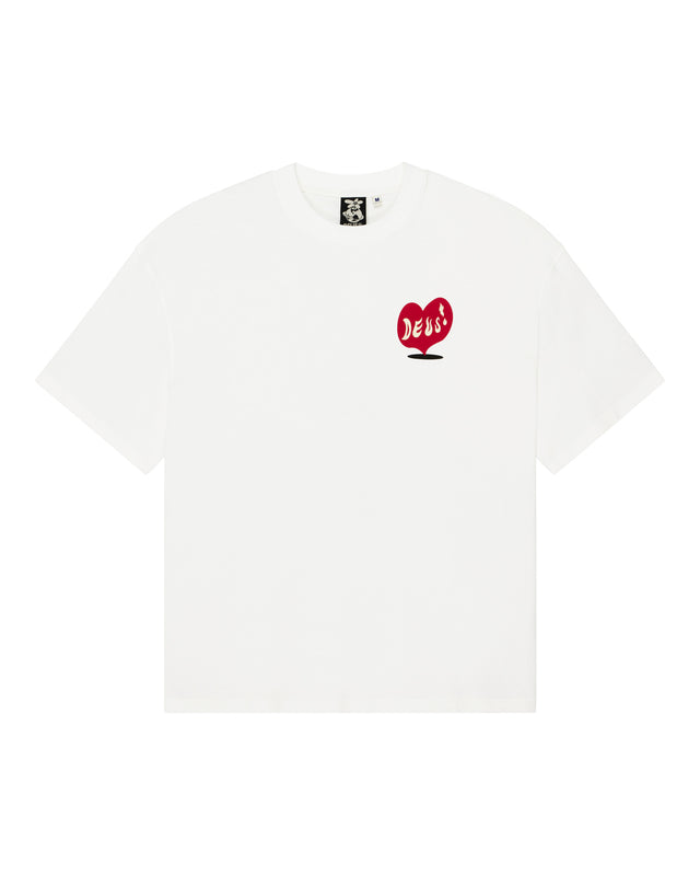 DEEP CUT TEE - VINTAGE WHITE