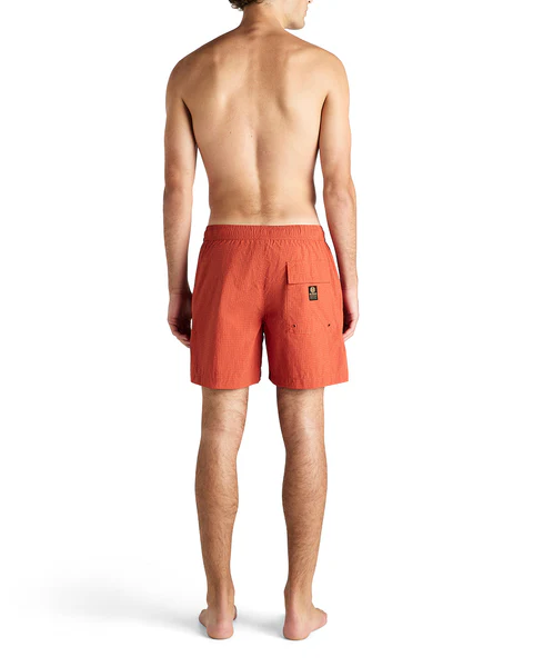 SERVICE SWIM SHORT 3 - TERRACOTTA