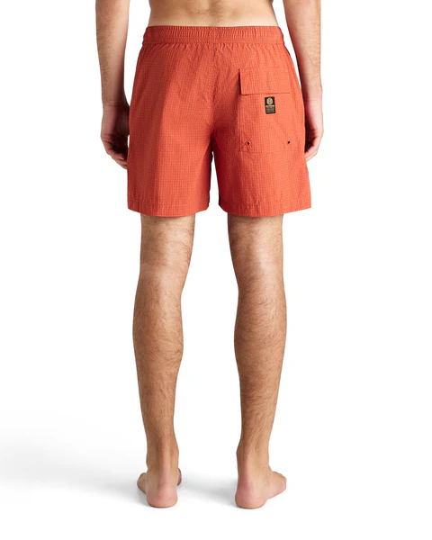 SERVICE SWIM SHORT 3 - TERRACOTTA