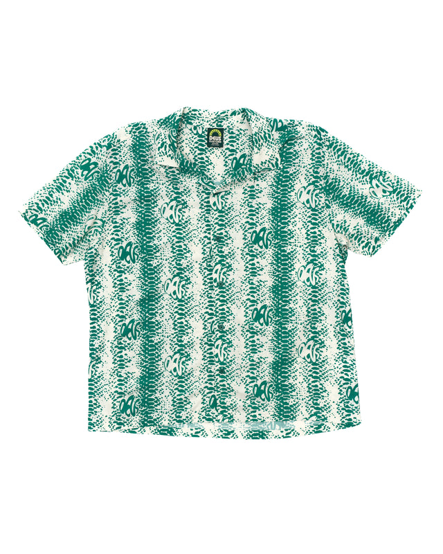 SNAKE EYES SHIRT - MARINE GREEN