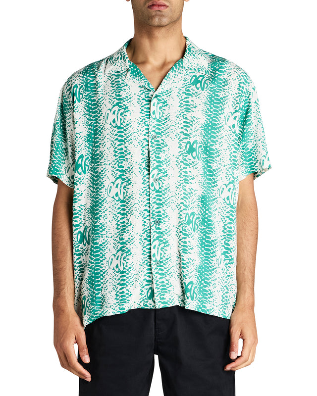SNAKE EYES SHIRT - MARINE GREEN