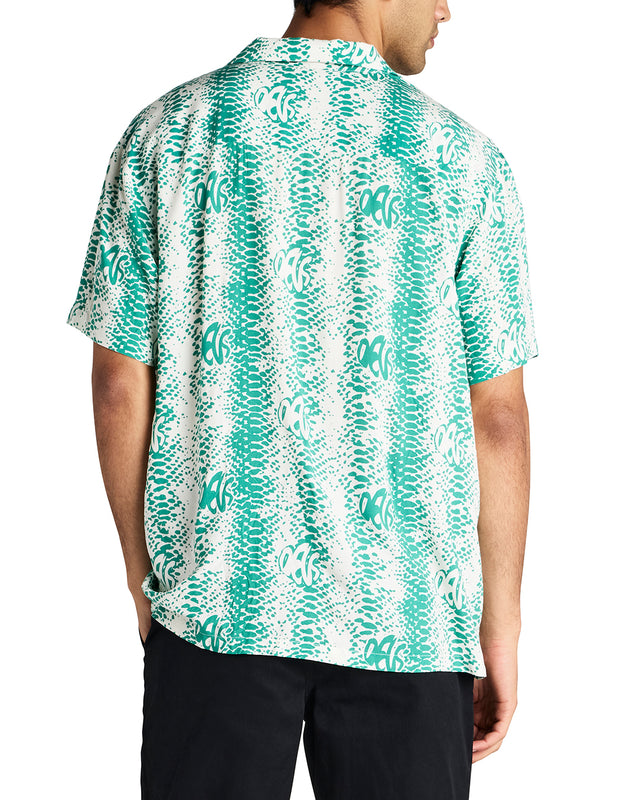 SNAKE EYES SHIRT - MARINE GREEN