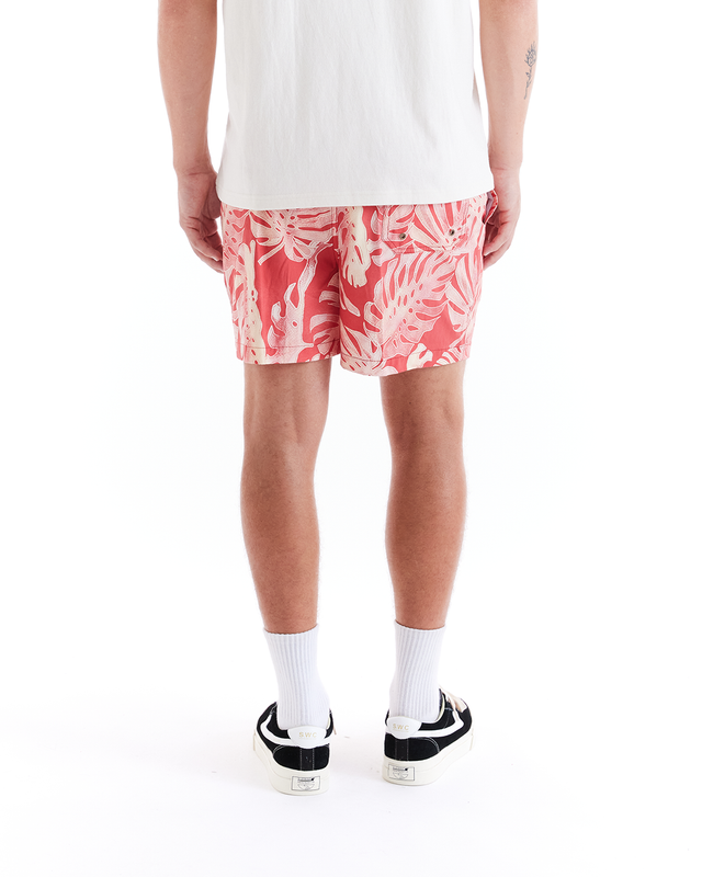 ACE BEACH SHORT - RED