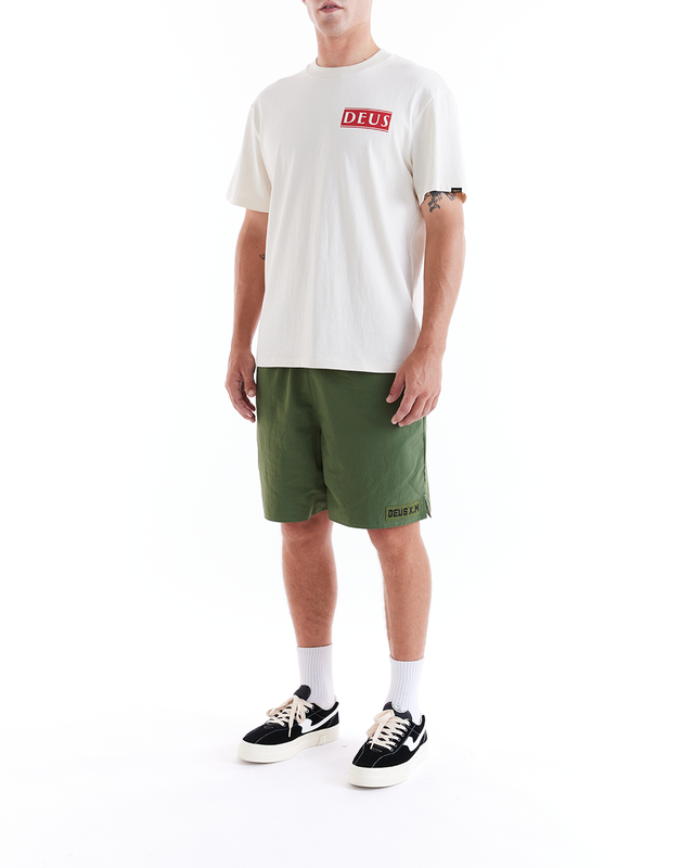 NYLON TRAINING SHORT - PINE