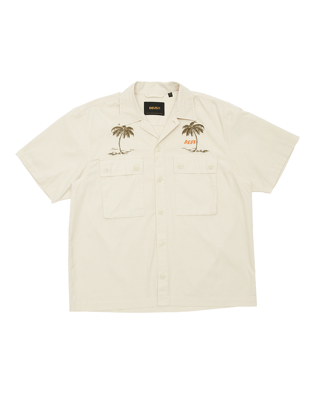 STRANDED FATIGUE SHIRT - DIRTY WHITE