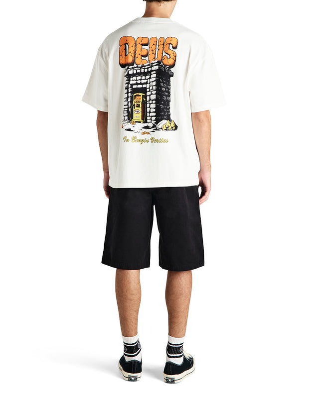PRIMITIVE FUEL TEE - VINTAGE WHITE