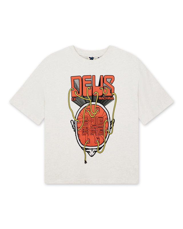 PLUG AND PLAY TEE - LIGHT GREY MARLE