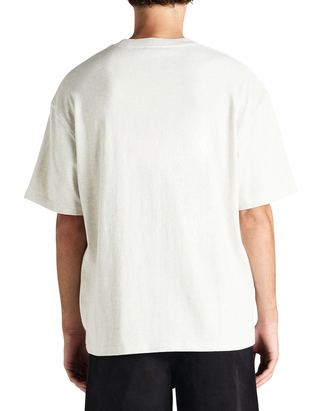 PLUG AND PLAY TEE - LIGHT GREY MARLE