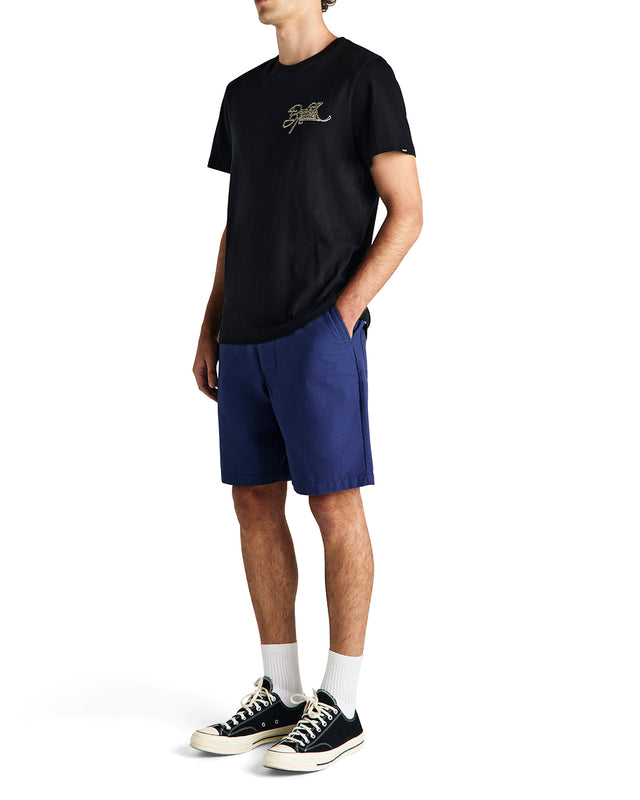 HANK REVERSE TWILL SHORT - MECHANIC BLUE