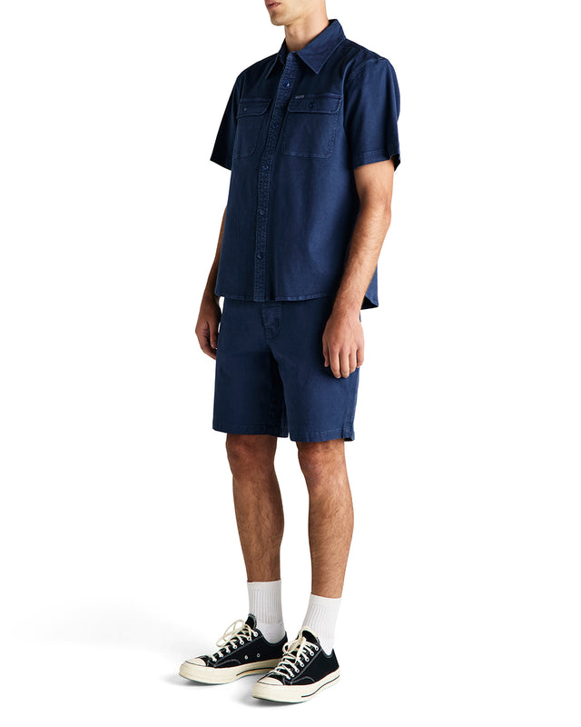 BIG FELLA OVERDYE SHORT - INDIGO