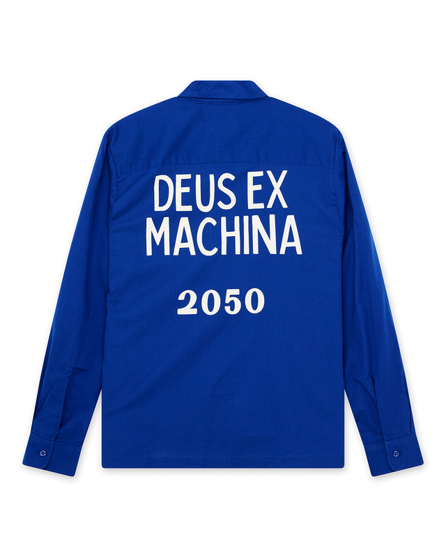 FORECOURT LS SHIRT - CLASSIC BLUE