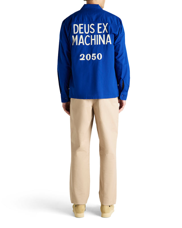 FORECOURT LS SHIRT - CLASSIC BLUE