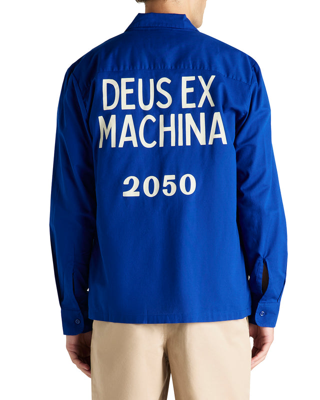 FORECOURT LS SHIRT - CLASSIC BLUE