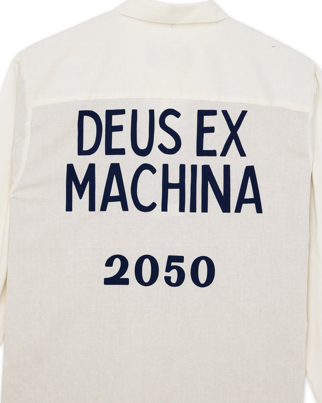 FORECOURT LS SHIRT - VINTAGE WHITE