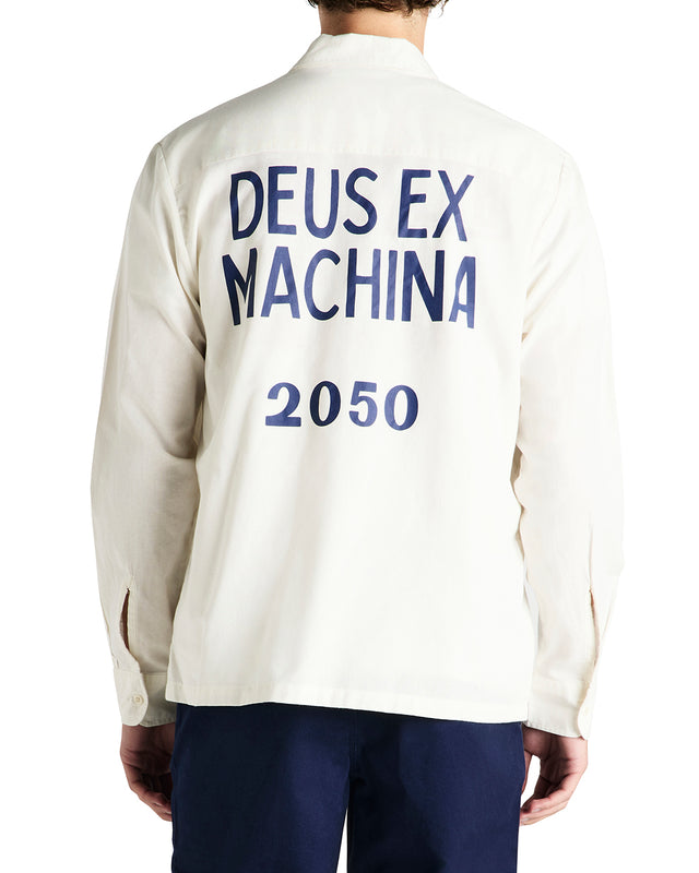 FORECOURT LS SHIRT - VINTAGE WHITE