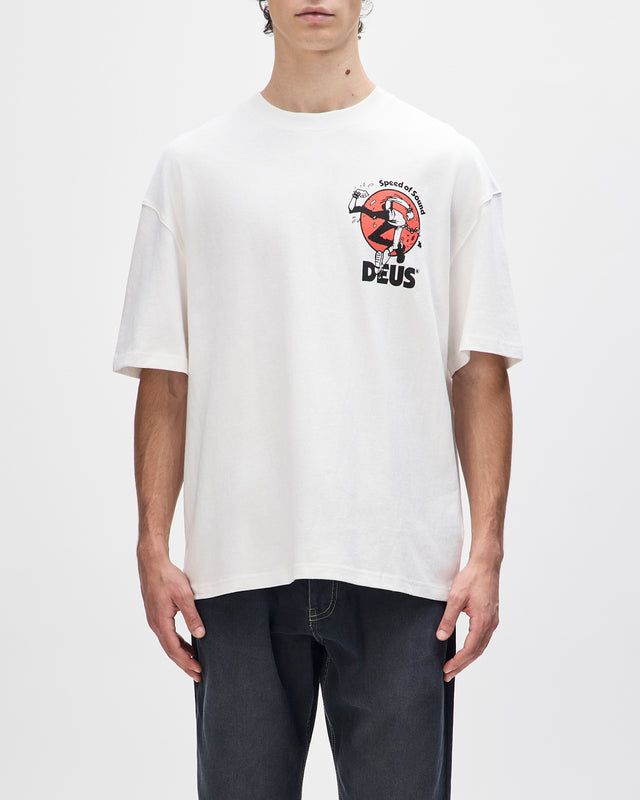 ROUGHNECK TEE - VINTAGE WHITE