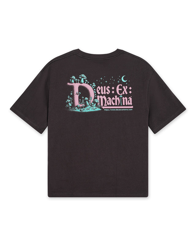 MYCELIUM TEE - ANTHRACITE