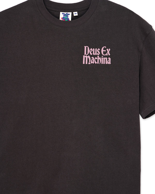 MYCELIUM TEE - ANTHRACITE