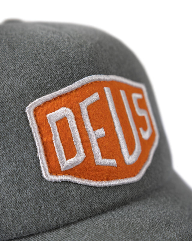 GARMENT DYED SHIELD TRUCKER - LICHEN GREEN