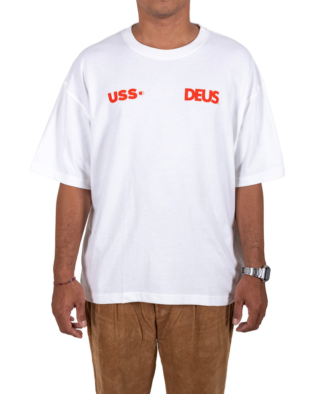DEUS X USS TEE 25 - WHITE